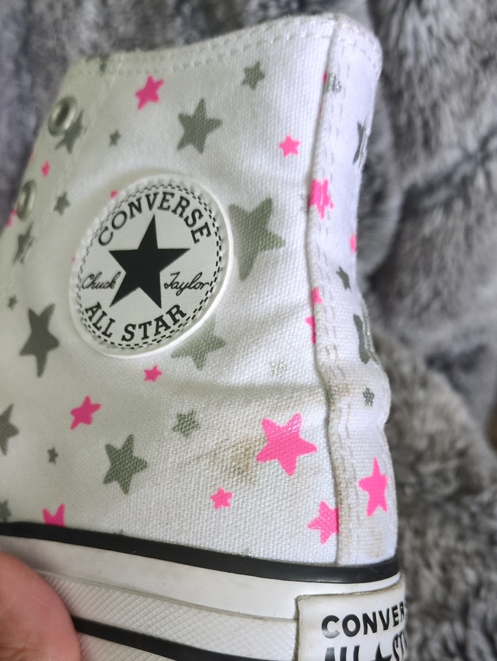 Converse Chuck Taylor All Star Sparkle High Top Shoe Big Kids 4 - Picture 4 of 8